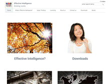 Tablet Screenshot of effectiveintelligence.com